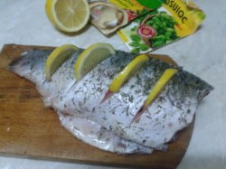 peste la cuptor cu lamaie