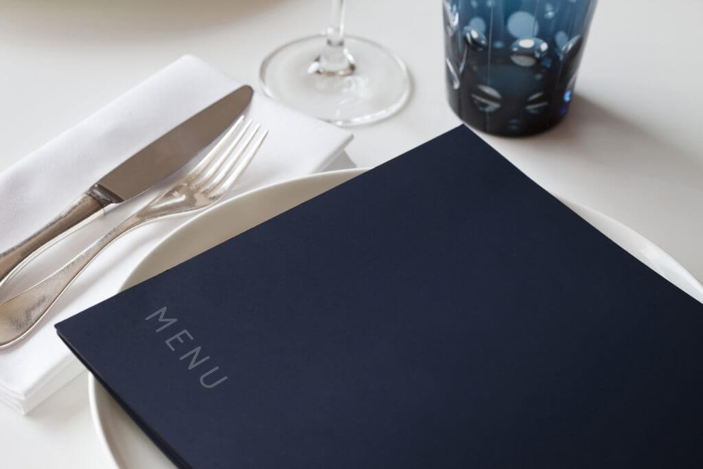 Meniul unui restaurant clasic