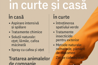 cum scapi de purici in casa si curte