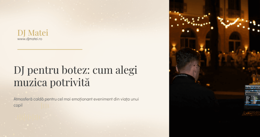 DJ pentru botez